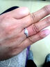 鑫萬福 白18K金結(jié)婚求婚克拉效果鉆石女戒/鉆戒/婚戒送女友送老婆禮物 【現(xiàn)貨閃發(fā)】80分效果IJ色 曬單實(shí)拍圖