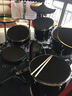 TAMA    IP52H6帝王之星架子鼓爵士鼓IE52級款兒童成年人通用原聲鼓 5鼓3镲IP52H6- HBK+HCS镲片 曬單實(shí)拍圖