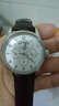 柏尼時(shí)（PARNIS）手表男士 全自動(dòng)機械表 男表商務(wù) 防水皮帶多功能腕表 動(dòng)能指示 銀殼白面-六針扇形日歷 曬單實(shí)拍圖