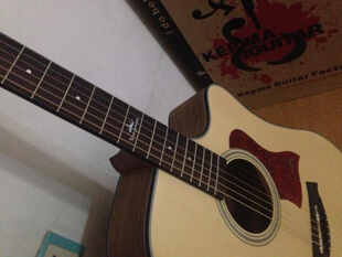 卡马kepma吉他专业民谣木吉他G1面单41寸卡