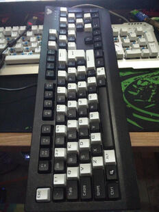 狼蛛(AULA)鬼王三区 游戏机械键盘 机械黑轴 黑