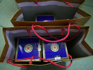 53度 茅台 迎宾酒 蓝标425ml 优级 酱香型白酒