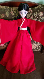 叶罗丽 娃娃60cm定制古装芭比娃娃女孩玩具 青