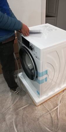 洗衣机外形很漂亮，安装师傅耐心讲解，松下值得拥有