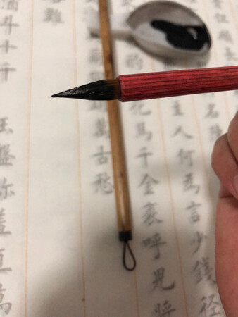 收到就很明显可以看到笔尖不齐，分叉，真不明白商家怎么做生意的，双11就可以不管它三七二十一的发货？发货时你们不看一下，这样的产品也好意思发出去？说实话不算值钱真的懒的退了，用了一次，扔了！