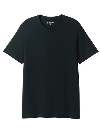 衣服全棉的，上身效果很好，尺码很正，班尼路值得信赖，正好搞活动，很便宜，衣服很百搭