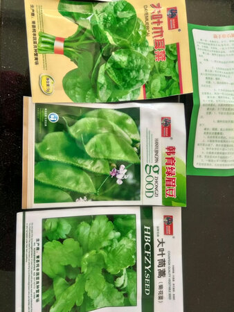 看着不错，商家送了白菜籽和肥料，先种种看