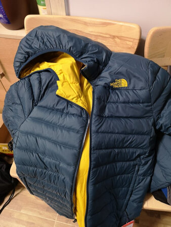衣服感觉不到750蓬，然后居然跑绒出来，这么一个大品牌的衣服，差不多上千，感觉一般。