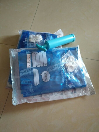压缩袋收到，用了再评价，先给个赞?！