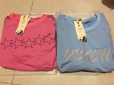 衣服收到了，看起来很不错，期待上身效果。