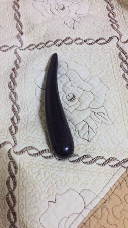 刚收到，找懂行的人看了一下，是真牛角，好评。