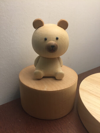 这只小熊的主人是位女神姐姐，好飘亮好飘亮的！！！