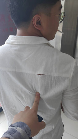 衣服开裂，差评