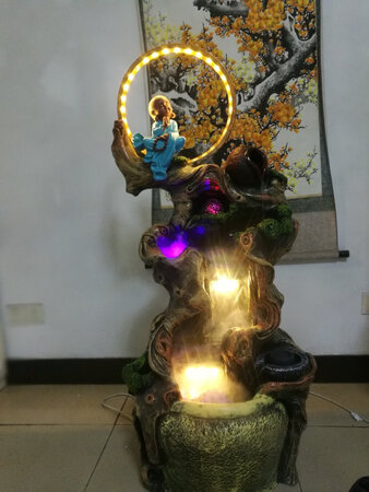 适用场景：适合客厅
工艺品质：上面的那个圆圈质量不怎地，比较粗糙。
美观程度：比较满意