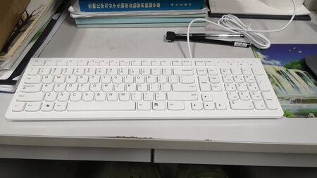 一开始掉了enter键，不过自己可以安上也没什么毛病，就是比我想象中的要大一点。客服态度和快递速度好评～