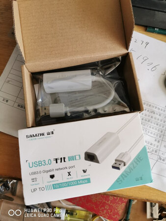 USB千兆网卡收到，安装调试使用正常，速度够快。免安装驱动（安装后，按照电脑提示，运行网卡即可正常使用）。