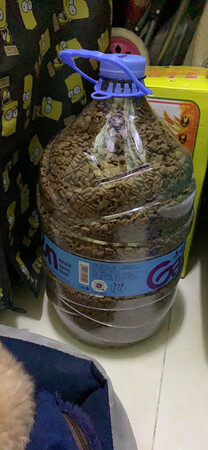巨大一包，打折买的，够吃很久了，找了个很好的地方寸
