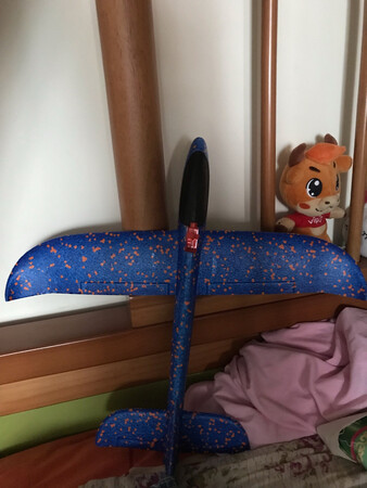 飞机孩子们喜欢，就是颜色发错了一个