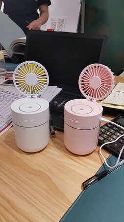 风扇特好评，同事看到了都找我要了链接呢，棒棒的???很凉快舒服噢，颜值很赞?