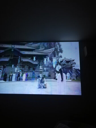 外形外观：很轻，和我手机差不多大。
画面清晰，性价比很高了，自动的梯形校对也很好。