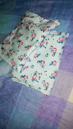 妈妈穿着很合身,是纯棉的!