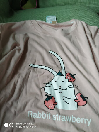 这套睡衣质量还不错，薄款，棉质很好，同期买的睡衣中较满意的一件