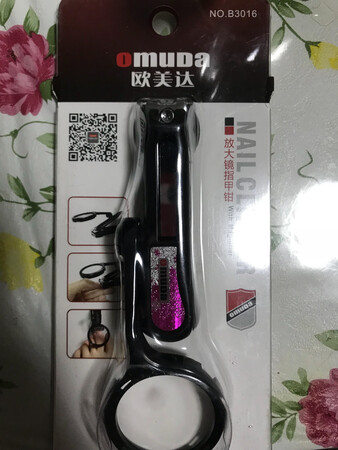 放大镜看得清楚，物流很快，还能磨指甲