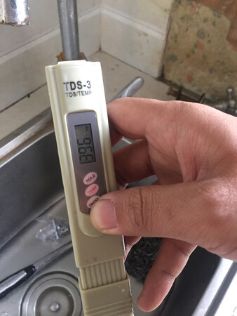 还是国际大品牌值得信赖，安装师傅说刚安好，如果用一天水质会更好，