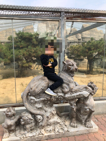 本来想买红色上衣的 但是当时没有号了 所以买的黑色。收到之后发现黑色很好看，穿着帅级了。但是有个很大的缺点，裤子穿上之后腿有点染成黑色，我们穿之前洗过，但是依然染色，这点很不好，第二次稍微好点，因为给穿了秋裤。但是我想虽然好看我以后应该也不会买了。