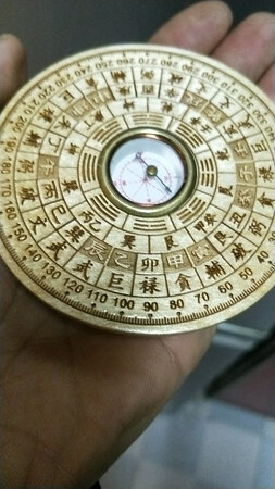 罗盘的针掉了，质量太差