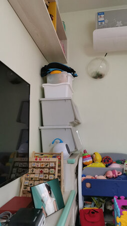 外观样式：大方简洁，符合我的期待和要求
商品质量：质量挺好的目前为止没发现任何问题
产品材质：塑料的吧，装孩子玩具很够用了
适合场景：我现在用来收纳孩子不怎么常用的玩具，感觉以后也可以适合家庭很多功能