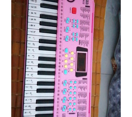 电子琴挺好的，音挺准的，颜色也好看，孩子很喜欢，挺满意的。