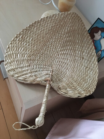 蒲扇编织的很精巧，很喜欢！