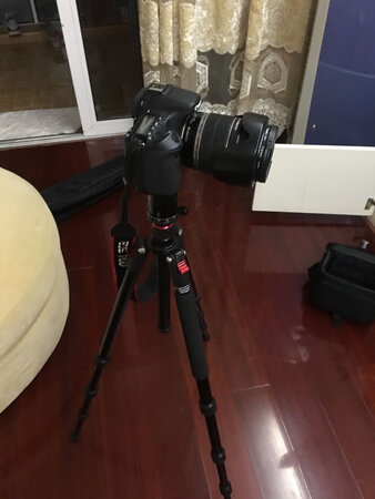 三脚架的安装方便，功能比较全，重量还是有的，毕竟价格在这里，