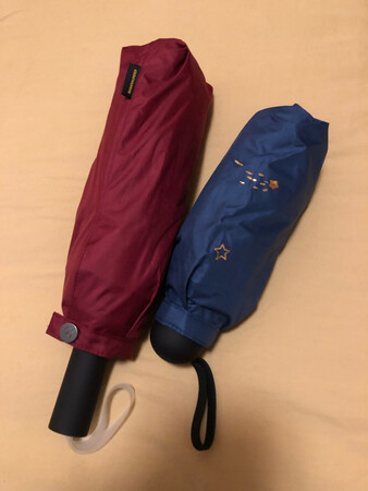 伞很漂亮，小巧玲珑，能放口袋里。一次买两把。