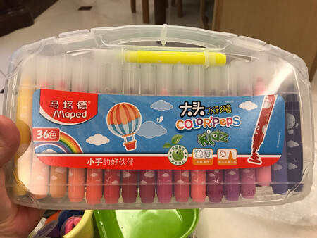 颜色丰富，真正可水洗，还是这个牌子好