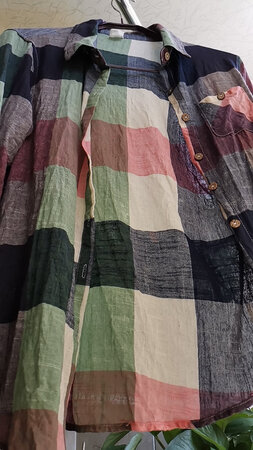 收到了，试穿了一下，挺舒服的，面料很舒服，手感还可以