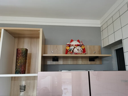 总体不错，打开后感觉好大，摆上后刚好！