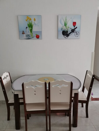 外观不错，与图片相同，无色差。安装师傅预约安装，安装专业仔细。桌椅实木沉重。有价格保护，反馈后立退价差。值得推荐。