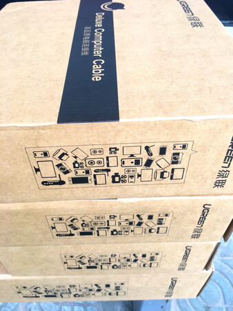 拿到现场布线 相信绿联的品质