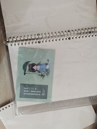 本子很好，不洇墨，回购很多次了，会给可爱的小卡片，很爱网格本