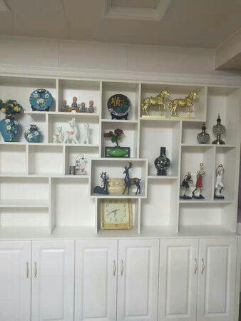 工艺品质：看上去很漂亮，摆设大气，