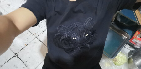 衣服错，跟图片一样，纯棉穿到身上挺舒服，刺绣也挺好的