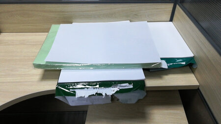 纸张品质：挺好
纸张厚度：挺厚
过机效果：可以
纸张功能：挺多
打印效果：可以
其他特色：比A3长了好多