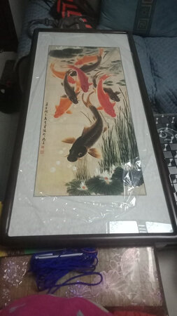 有两处瑕疵，图片很漂亮！真是可惜！！