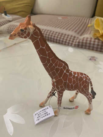 孩子一直喜欢长颈鹿?，上次买了森林套装，这次再配个长劲鹿，后面还会继续买，这个牌子质量真的很好，放心给孩子玩，同时也能让孩子对动物比例有个真实印象