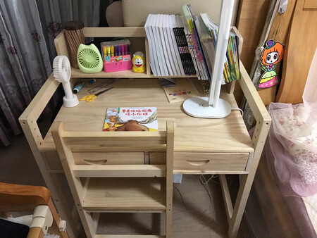 外观样式：适合1-6年级的小学生使用 外观中规中矩 耐看型
产品质量：质量挺好的 用的材料和宣传一样
使用感受：使用起来还是不错的
商家服务：开学季等着急用，发货速度实在是慢 超了好多天才到货 这是不满意的地方
坚固程度：挺坚固的 有螺丝固定
做工工艺：做工不错
其他特色：价格贵了点就是一个特色
