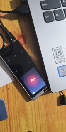从外观上看小巧又不失大方，从手感来说一手掌握而又有厚重感，音质上无杂音音量大，最欣赏的一点就是有空设计，用根小挂绳就不容易丢失了，小朋友用最好了，不好的也有点就是荧屏的分辨率不高，如果能高点就更完美了，但说回来也就不是这个价了，呵呵！
