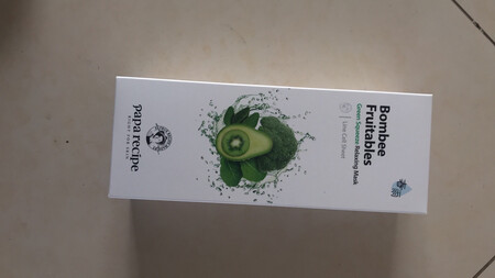 第一次买果蔬面膜，很期待。