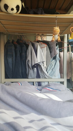 衣服还可以，就是有点大买的时候忘记选号了?